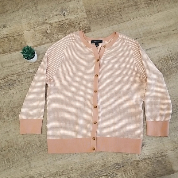 Ann Taylor Dusty Rose Cardigan - Picture 2 of 4